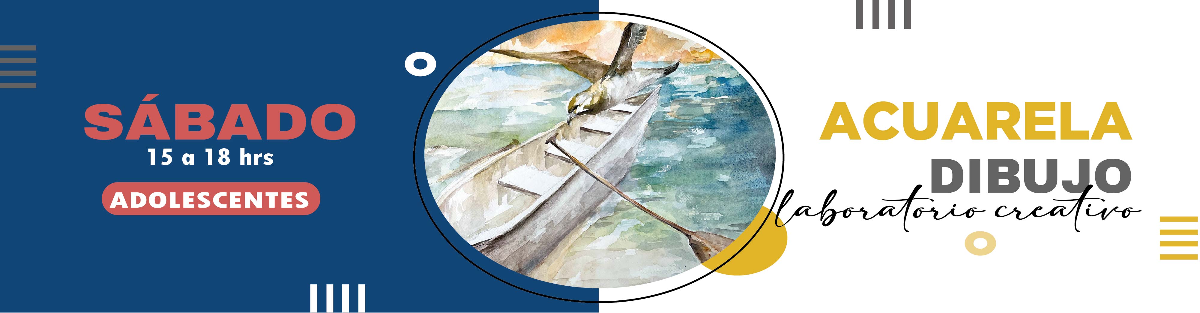 Acuarela y dibujo: laboratorio creativo